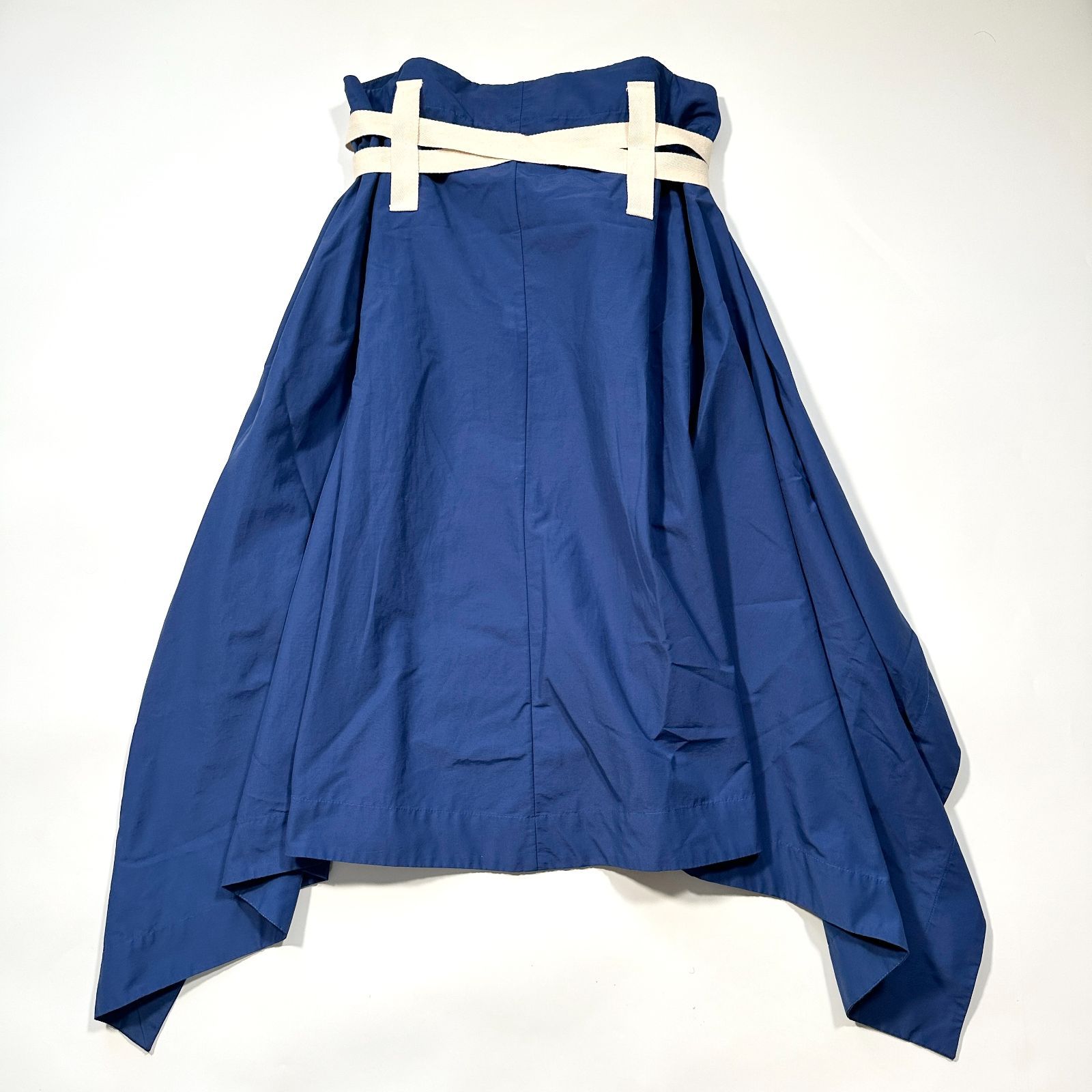 プランシー　スカート36 PLAN C プランシー ハイウエスト ベルト付き アシンメトリースカート