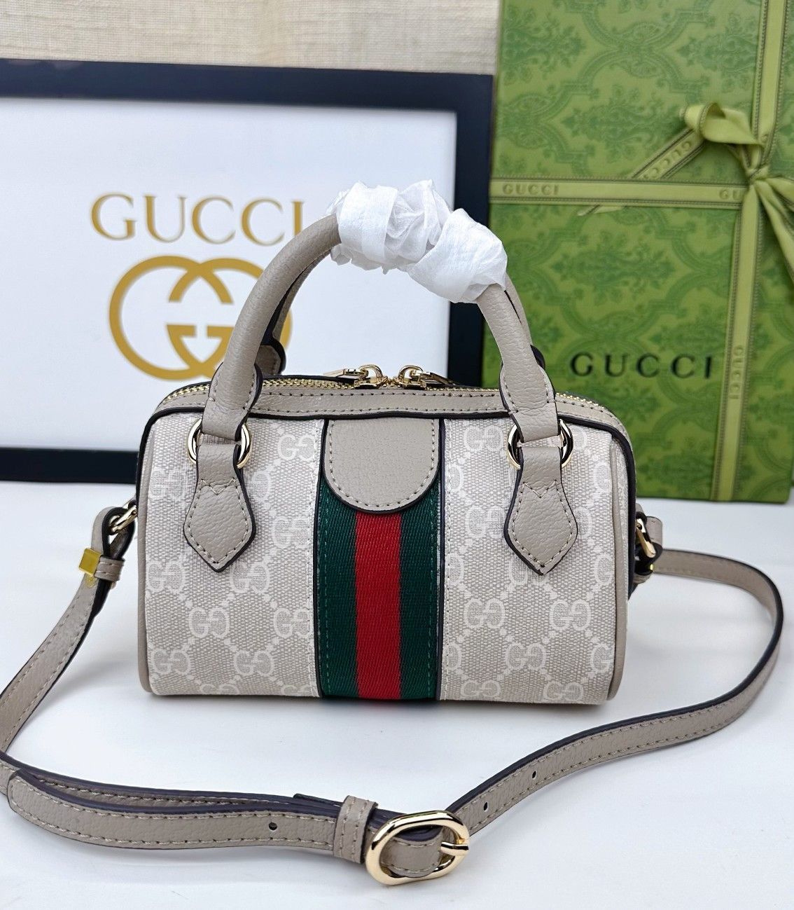 今日特価】GUCCI グッチ オフィディア スーパーミニ