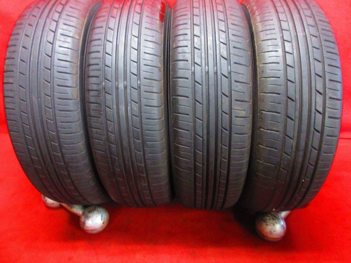 P177★ヨコハマ ECOS 165/70R14 4本セット 残約5㎜★中古品 P177☆ヨコハマ ECOS 165/70R14 4本セット 残約5㎜☆中古品