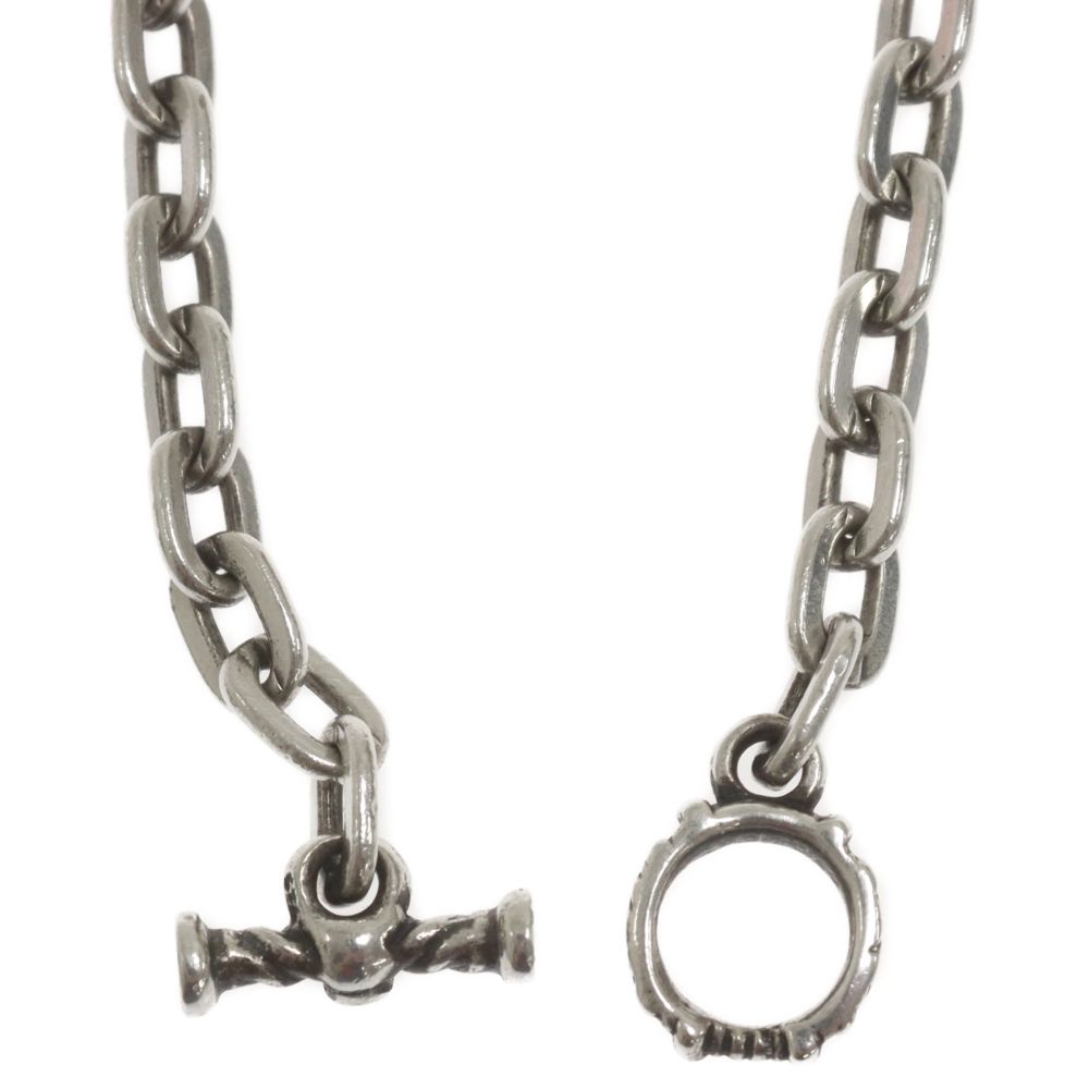 トラヴィスワーカー OVAL LINK NECKLACE WITH T-BAR Travis Walker (トラヴィスワーカー) OVAL LINK CHAIN NECKLACE