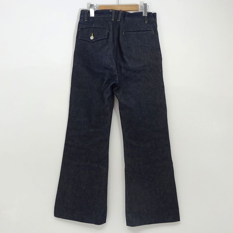 三重店】RYO TAKASHIMA｜リョウタカシマ PINTUCK FLARED RAW DENIM PANTS デニムパンツ インディゴ  102104016 サイズ:M【107-A180】 - メルカリ