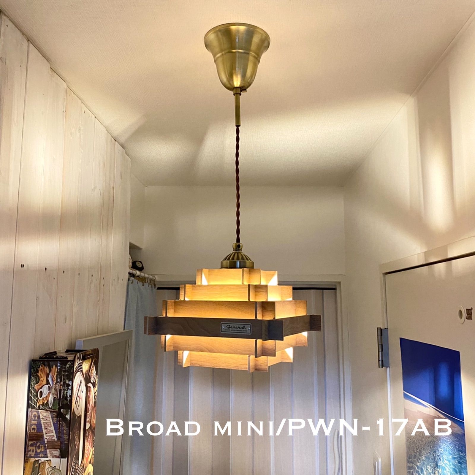 通販高評価天井照明 Broad mini/PWN ペンダントライト コード長調節収納式 天井照明