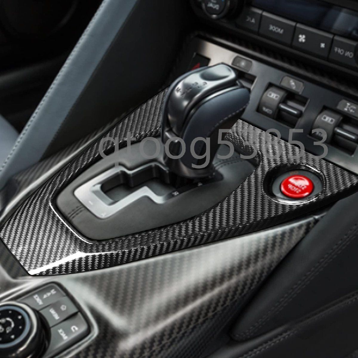 ドライカーボン製 日産ニッサンGT-R NISSAN GT-R GTR R35 2017年～ シフトパネルカバー1枚 色指定 YR人気注目