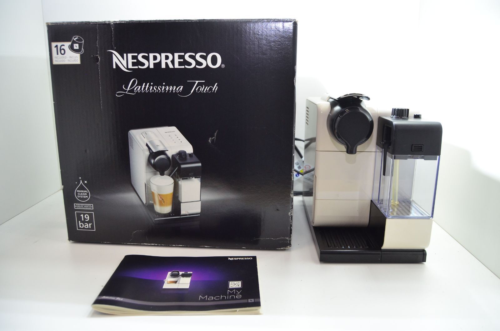 動作確認済】ネスプレッソ Nespresso Lattissima Touch F511 ホワイト