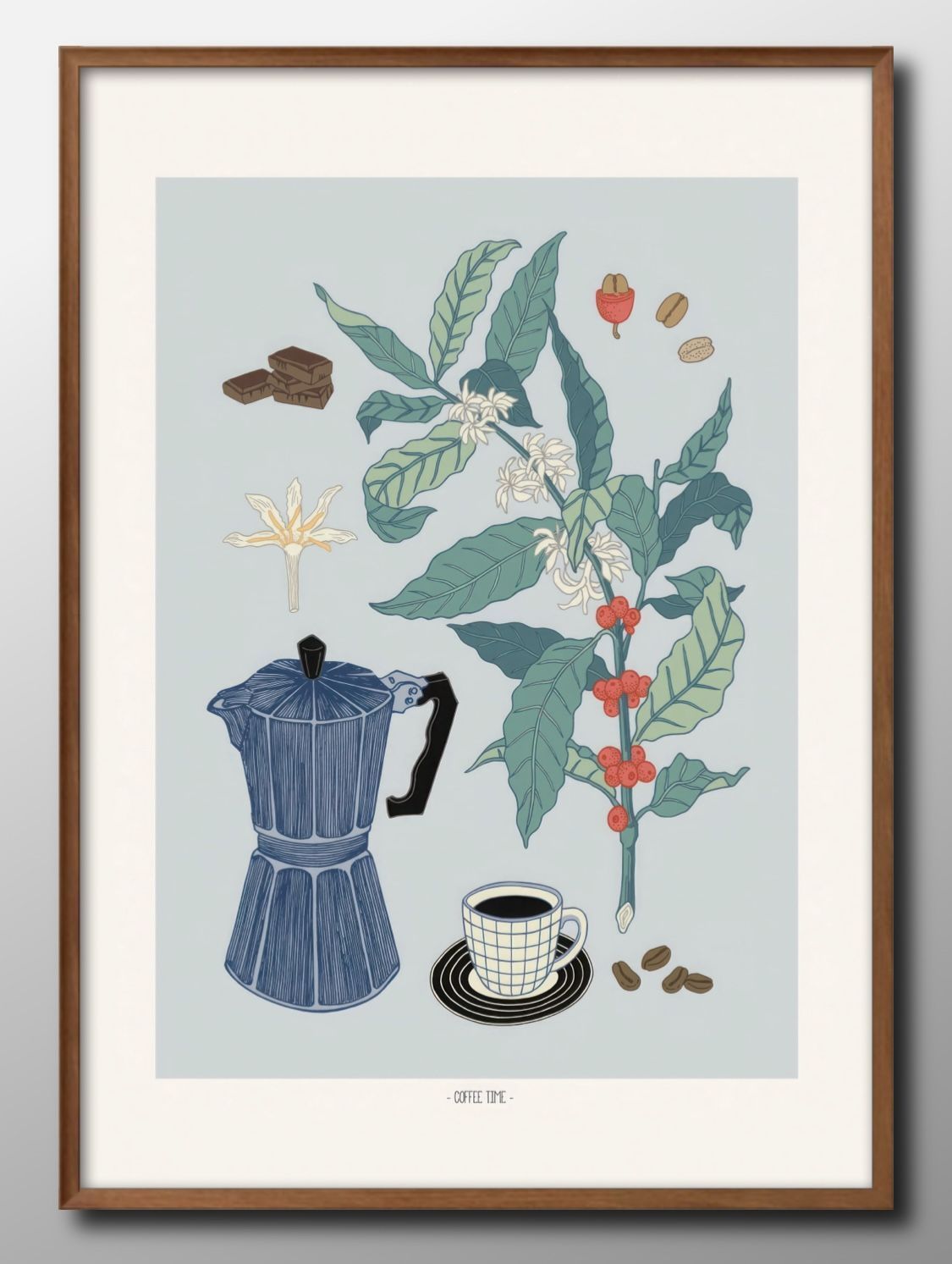 14667コーヒータイム カフェ A3 サイズ ポスター アート おしゃれ 絵画