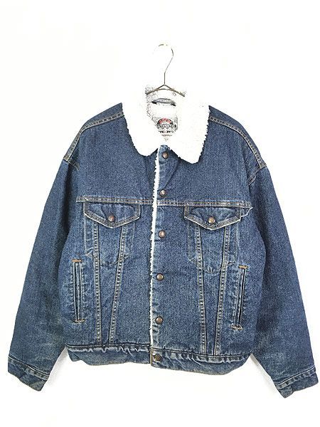 古着 90s USA製 Levi's 70609 濃紺 デニム ボア ジャケット - メルカリ