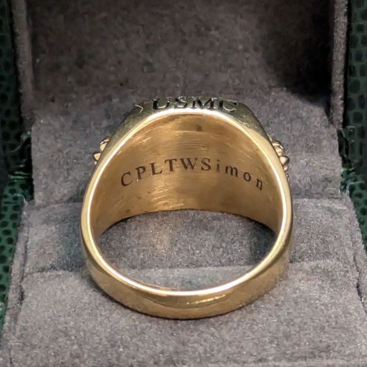ダンベリーミント US Marines アメリカ海兵隊 ミリタリーリング 14K Danbury mint US Marines military veteran rings 14k GOLD