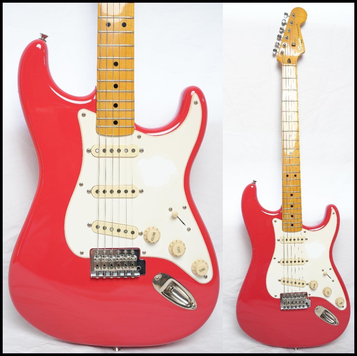 Squier by Fender Classic Vibe ‘50s Stratocaster FRD フエスタレッド ストラトキャスター 2010年製 スクワイヤ