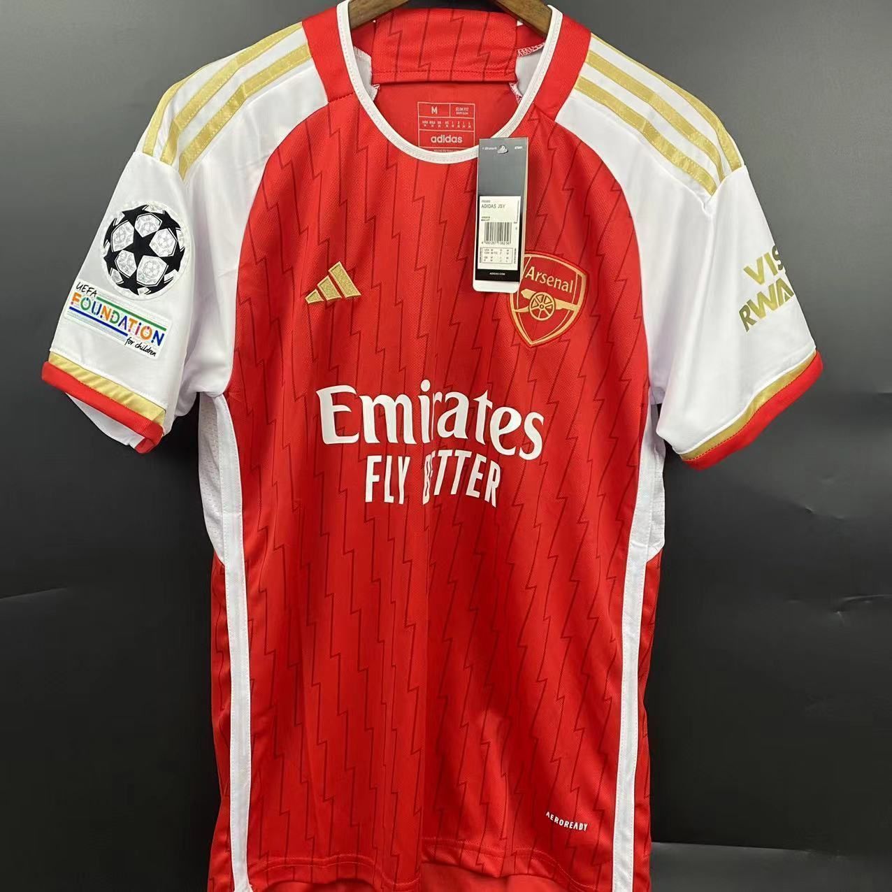 アーセナル ホーム ユニフォーム 2023-2024 赤 白 Mサイズ
