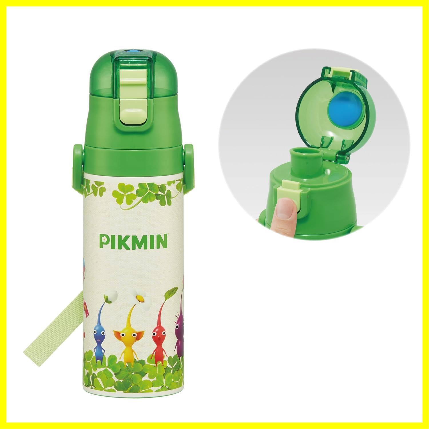【特価商品】子供用 ステンレス 水筒 直飲み 470ml ピクミン 子供に優しい軽量タイプ スケーターSkater) 保冷専用 waterbottle スポーツボトル かわいい キッズ 子供 こども 水瓶 SDC4-A
