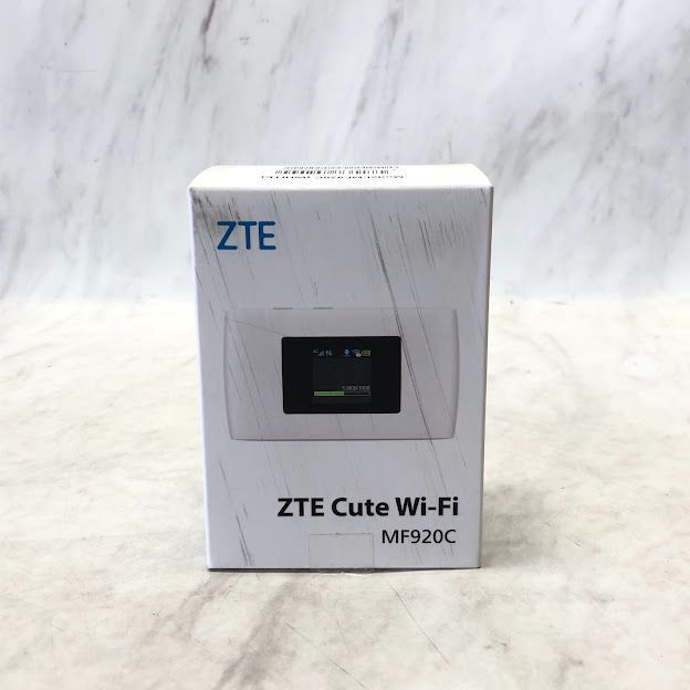 【新品未開封】ZTE Cute Wi-Fi MF920C モバイルルーター ZTE Cute Wi-Fi MF920C ホワイト モバイルWi-Fiルーター◇新品未