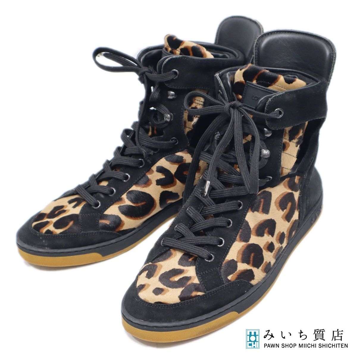 LOUIS VUITTON ルイヴィトン LV GO0172 ハラコ ハイカット スニーカー 