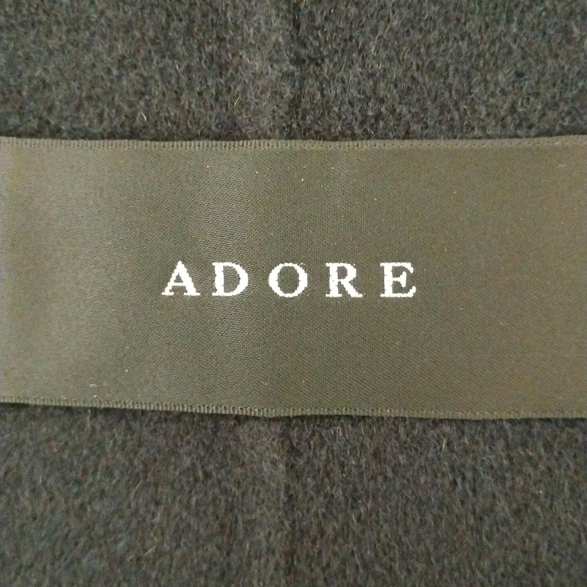 確実な ADORE アドーア コート サイズ38 M レディース - 黒 ノースリーブ 春 秋