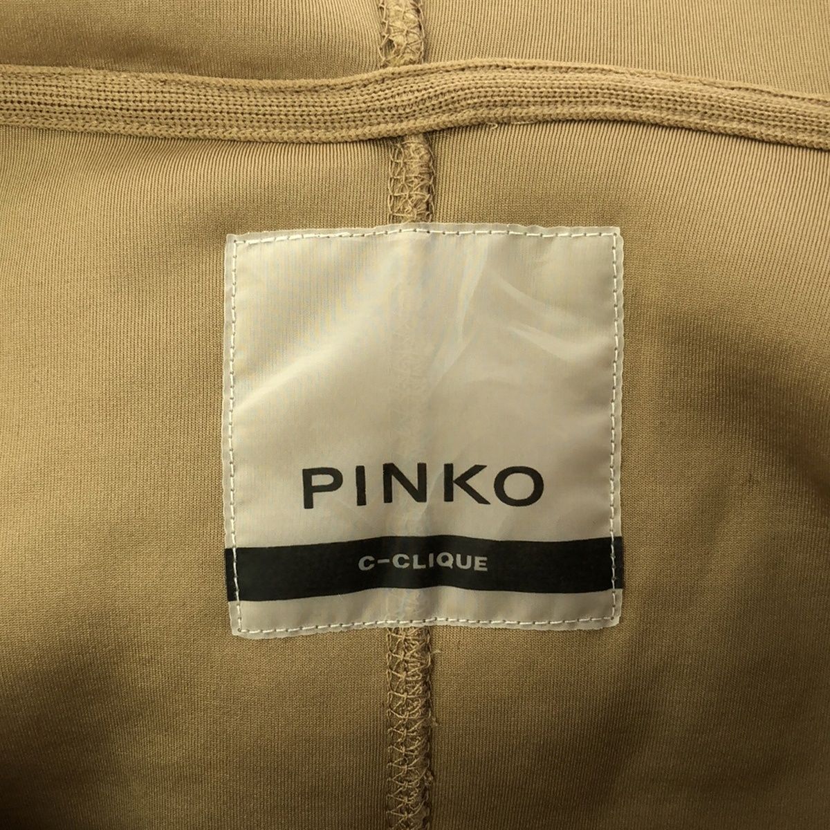 PINKO - PINKO ピンコ 20AW C-CLIQUE ジップアップボアパーカー 1C10AU ブラウン S PINKO ピンコ 20AW C-CLIQUE ジップアップボアパーカー 1C10AU