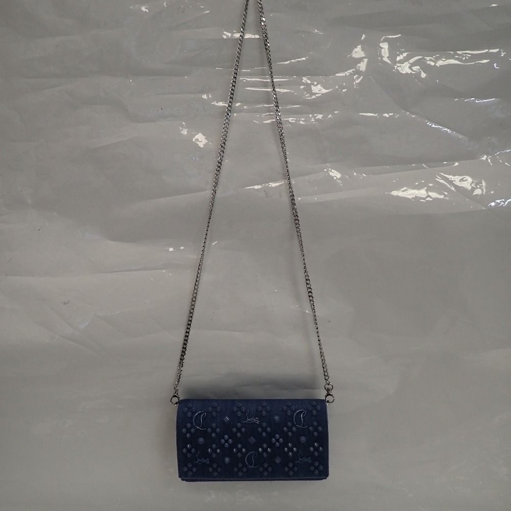 Th996204 クリスチャンルブタン チェーンウォレット 財布 PALOMA  