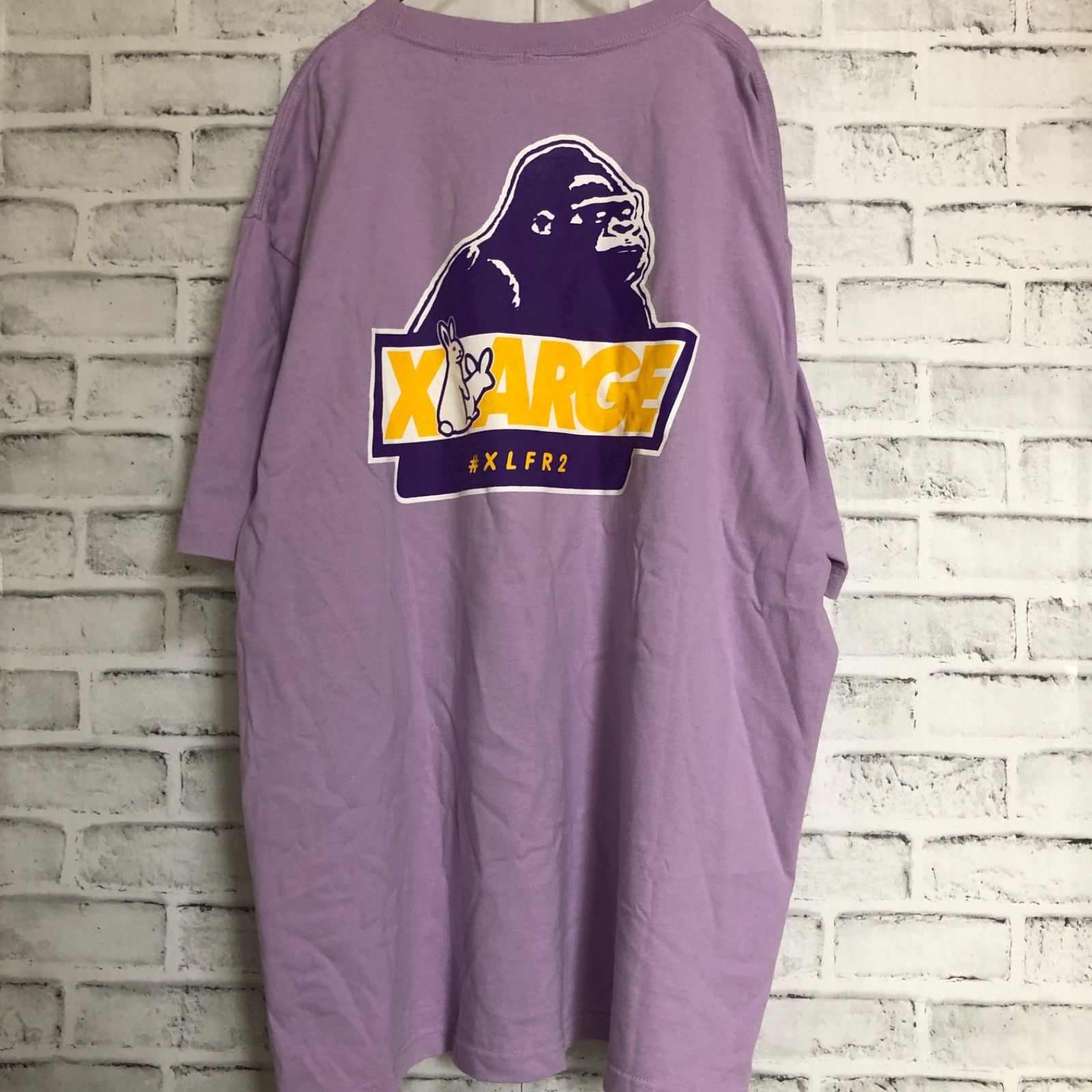 希少XL⭐️FR2×XLARGE コラボTシャツ パープル ビッグロゴ - メルカリ