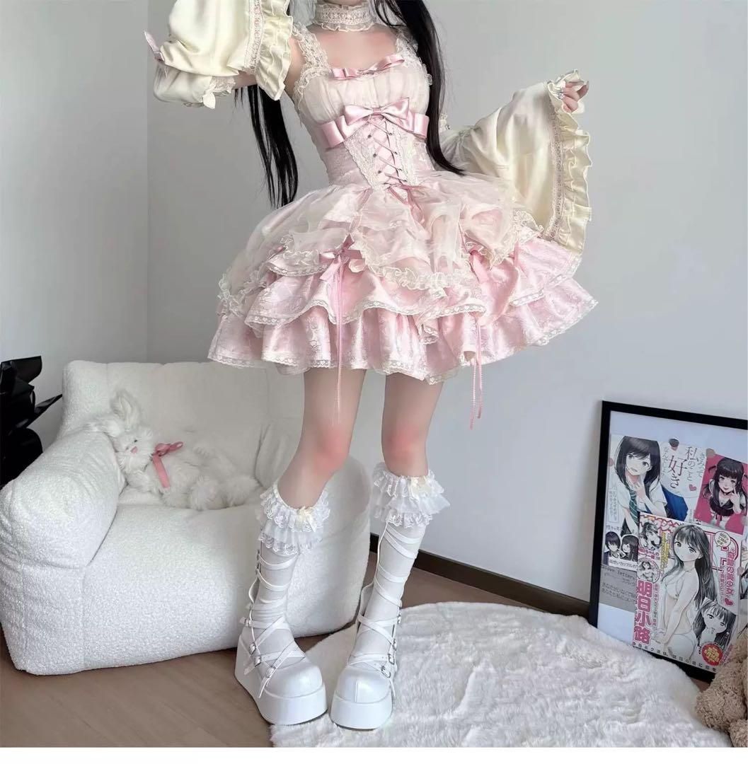 ゴスロリ ロリータ アイドル ゴシック プリンセスドレス コスプレ コスチューム ゴスロリ ロリータ アイドル ゴシック プリンセスドレス
