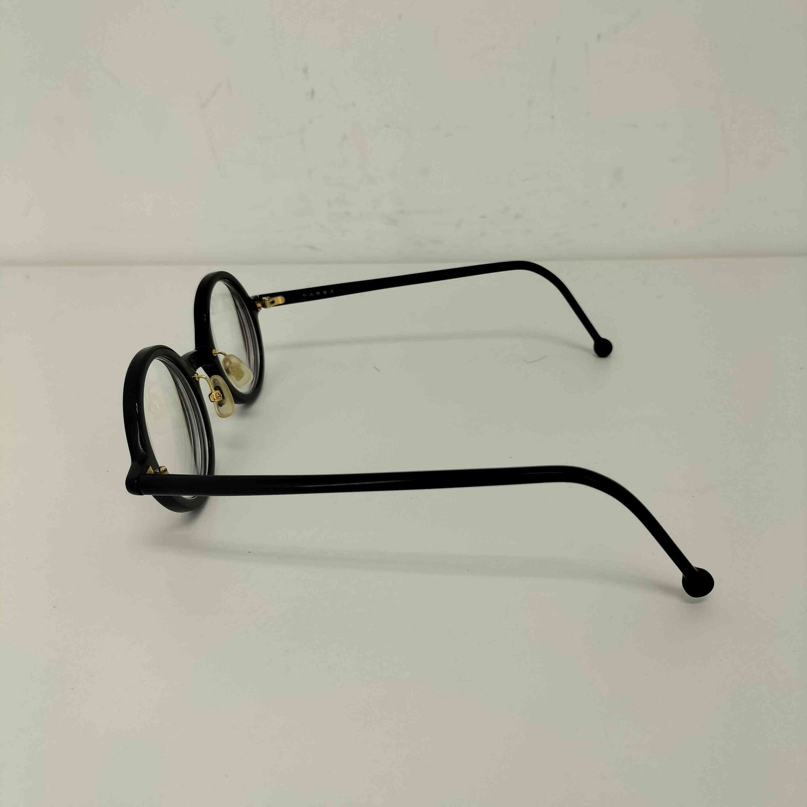 美品 白山眼鏡店 HAKUSAN MEGANE 度あり ハバナ べっ甲柄 セルフレーム