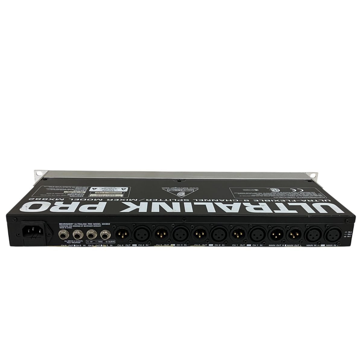 BEHRINGER MX882 ULTRALINK PRO 多機能ラインミキサー