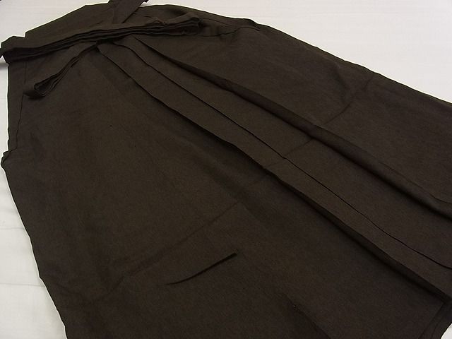 平和屋2男性　行灯袴　紬地　霞文　逸品　DAAE4741jm