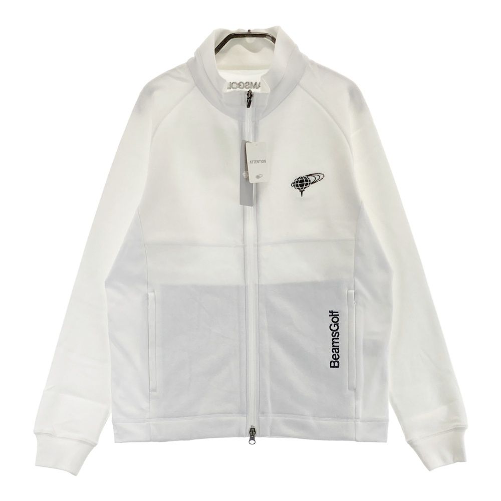 サイズ：S BEAMS GOLF ビームスゴルフ 82-13-0147-336 起毛 ジャケット  ホワイト系 [240101523791] ゴルフウェア メンズ ストスト