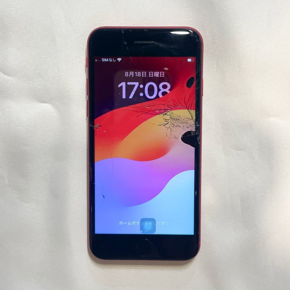 iPhoneSE 第2世代 (SE2) レッド SIMフリー(ジャンク品)
