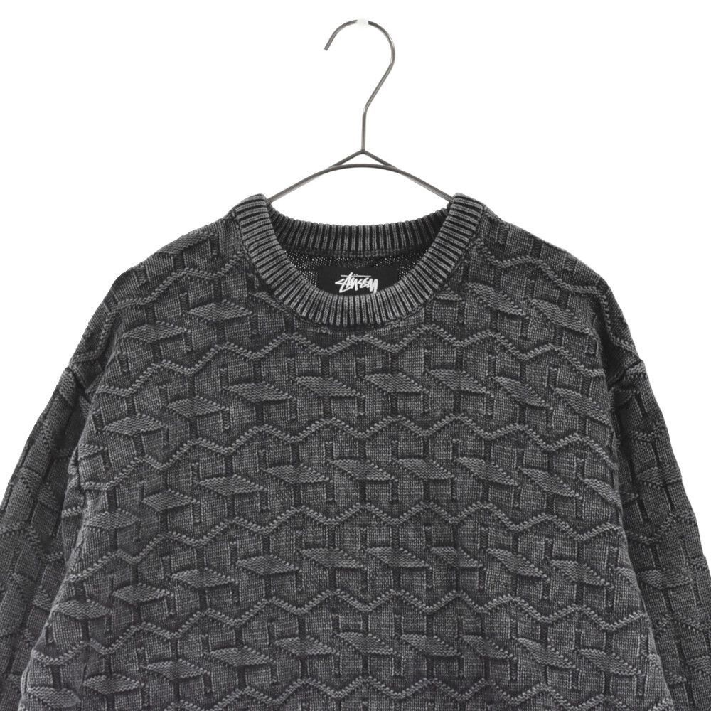 STUSSY (ステューシー) Strand Sweater 総柄ニット 長袖セーター