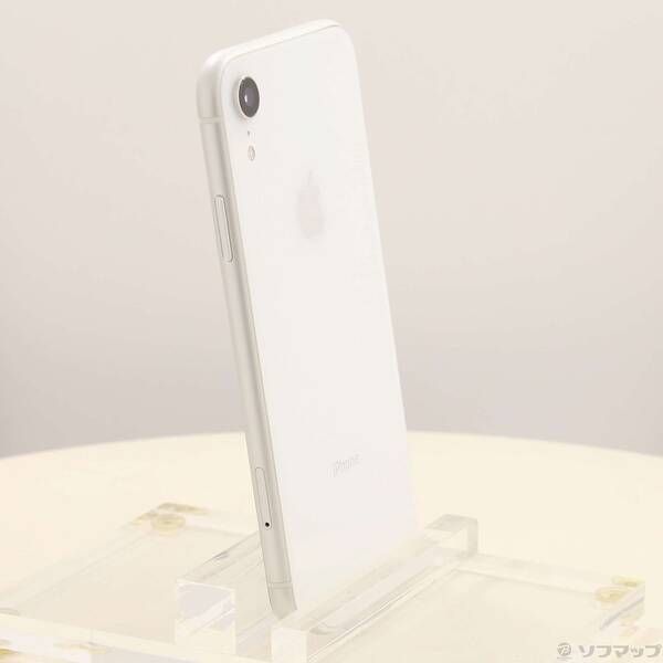 中古品〕 iPhoneXR 64GB ホワイト MT032J／A SIMフリー【262