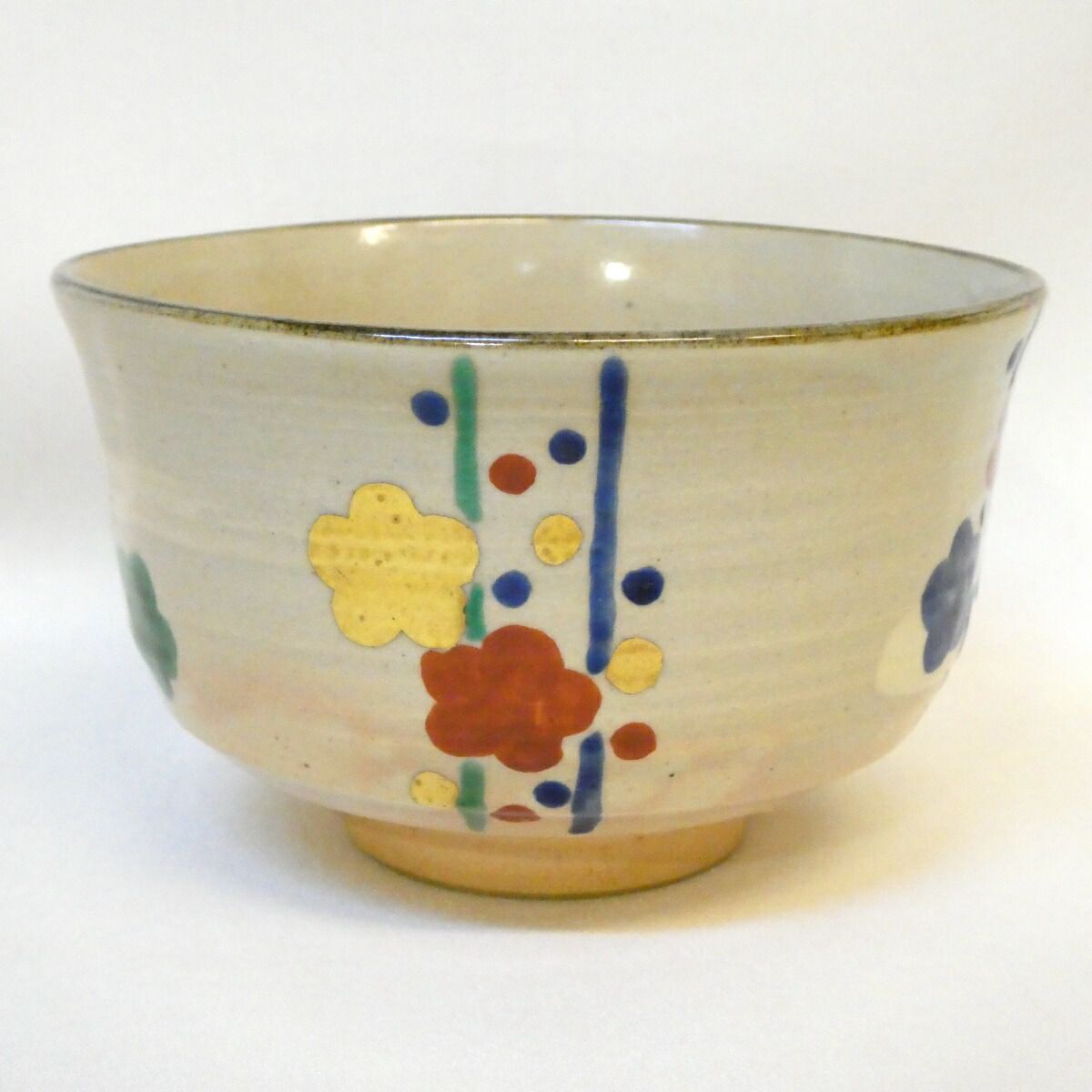 【茶道具】乾山写青楓文茶碗 永豊作 茶碗A305 茶道具】乾山写青楓文茶碗 永豊作 茶碗A305 - メルカリ