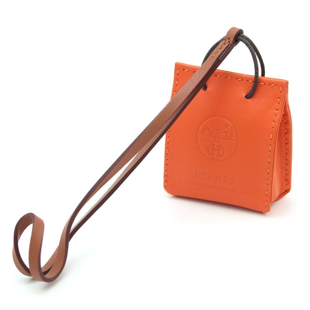 HERMES】エルメス サックオランジェ バッグチャーム アニョーミロ