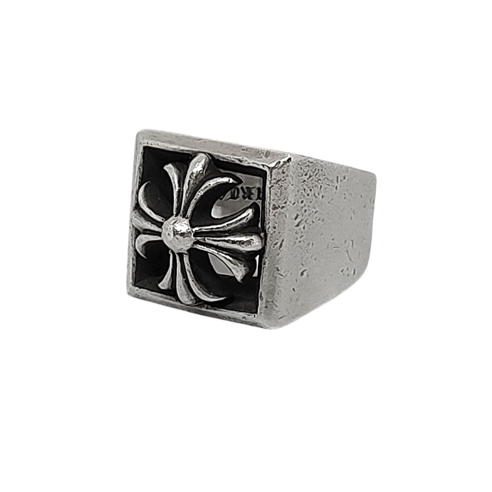 Chrome Hearts クロムハーツ レターブロック リング  18 シルバー