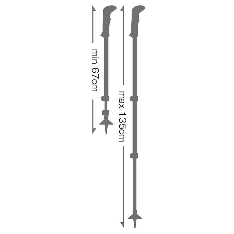 最短翌日配送。 レキ LEKI マカルーライト 1300485 グレー 1