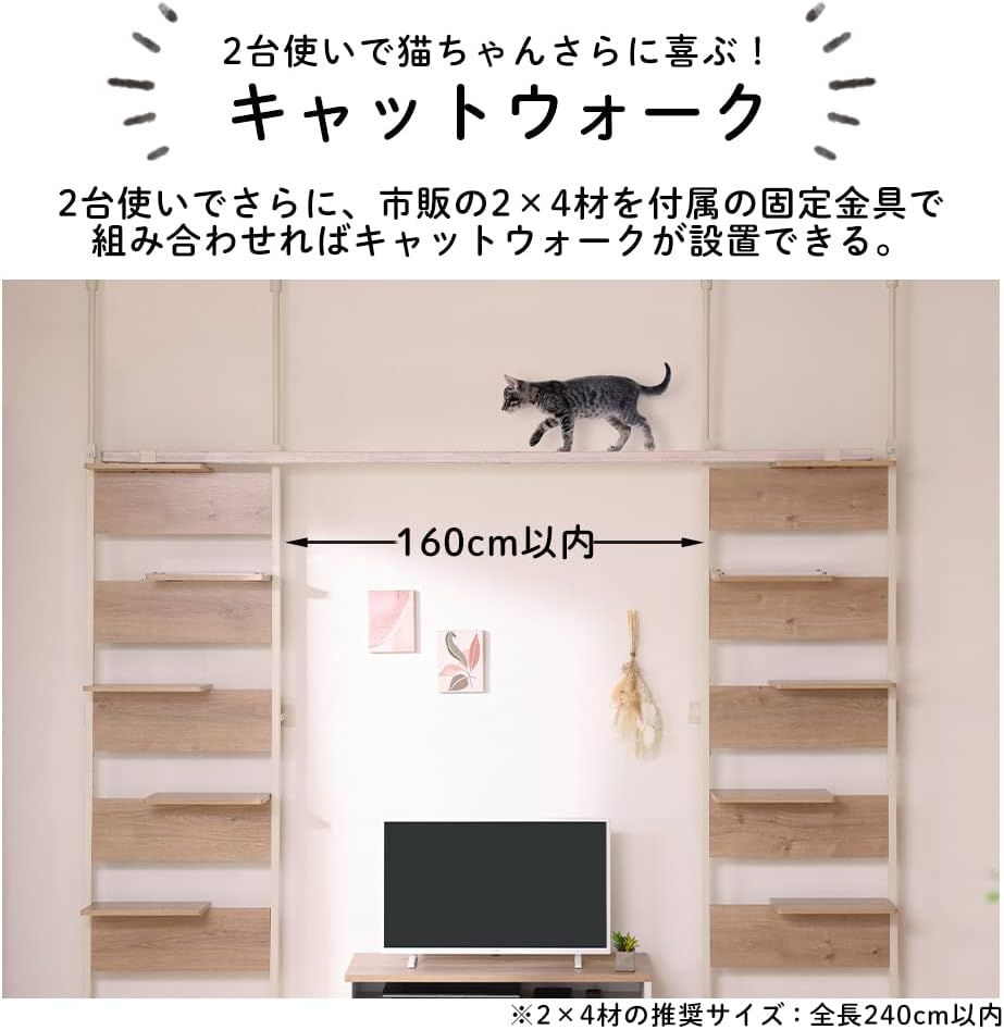 覗ける透明板 キャットタワー
