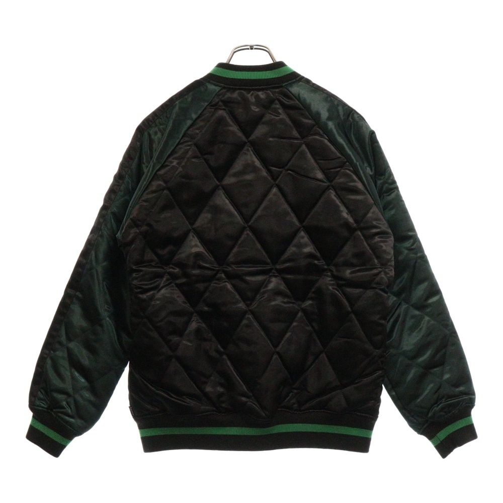 SUPREME (シュプリーム) 13AW Quilted Satin Bomber Jacket キルテッド