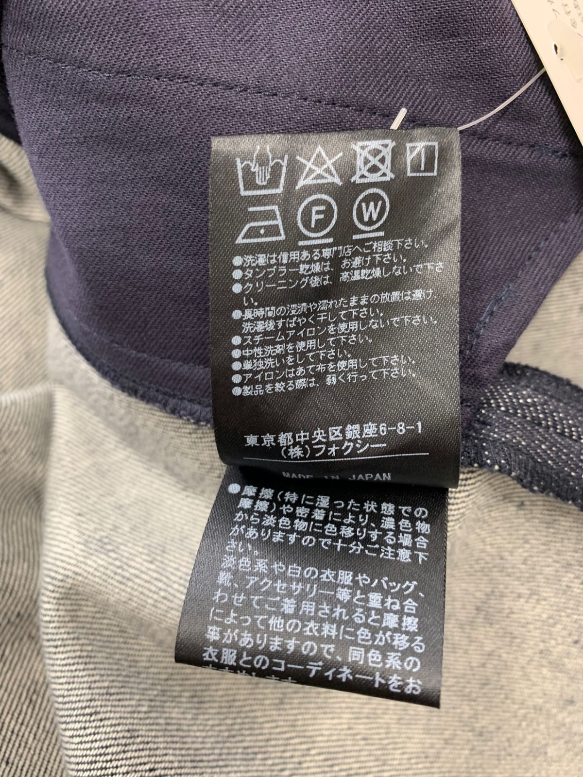 フォクシーニューヨーク ドレス インディゴ 37032 ワンピース 38