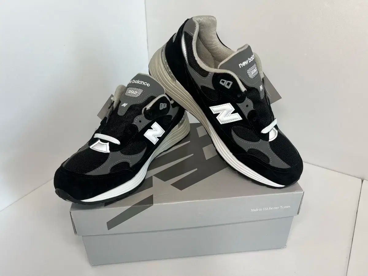 280 New Balance ニューバランス 992 メイドイン USA コア ブラックグレー