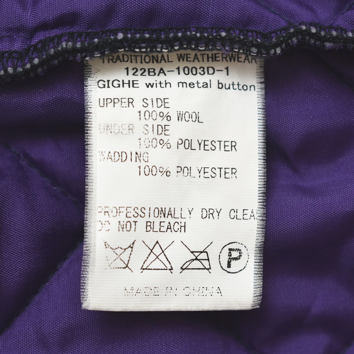 コート メタルボタン