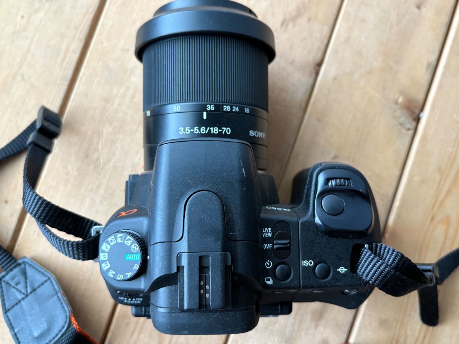 動作確認済】SONY一眼レフ DSLR-A350 α350 シグマ DC 18-70mm 3.5-6.3 