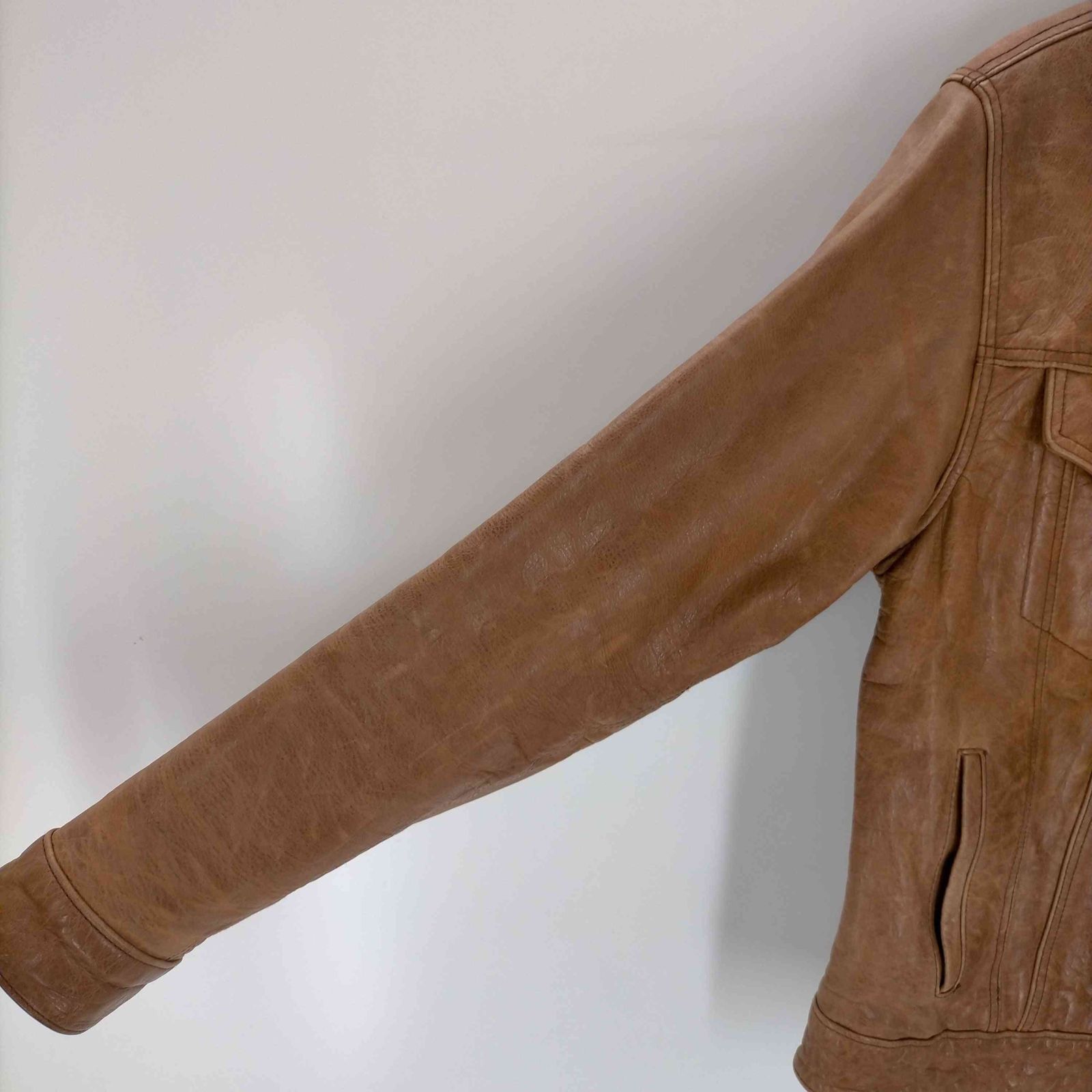 ギャップ Gap 90s old カウレザー トラッカージャケット 3rd