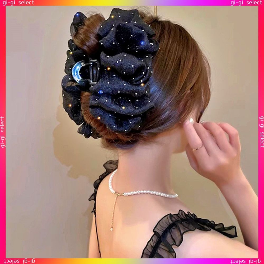 バンスクリップ 大きめ ヘアアクセサリー韓国ヘアクリップ