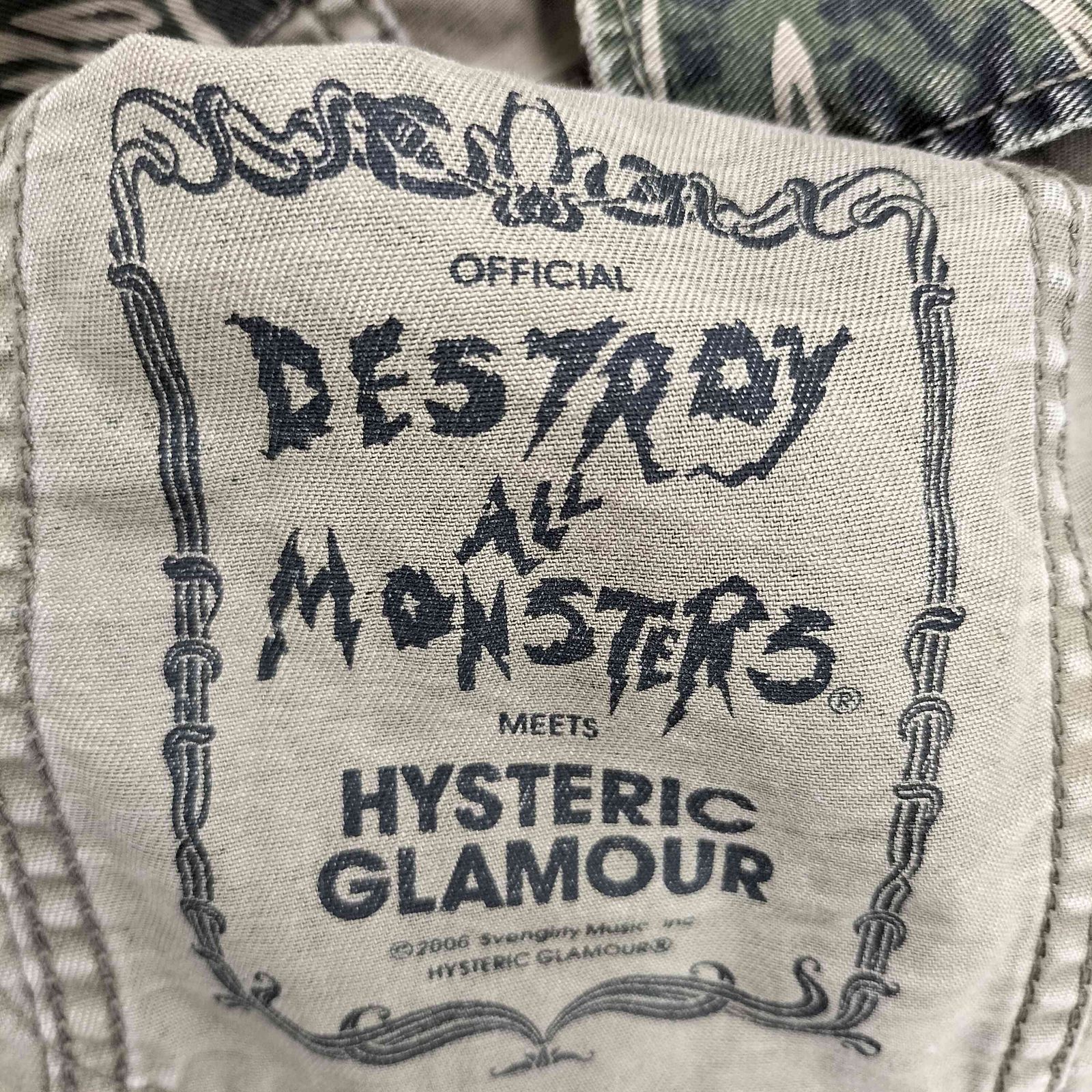 ヒステリックグラマー HYSTERIC GLAMOUR DestroyAllMonsters 