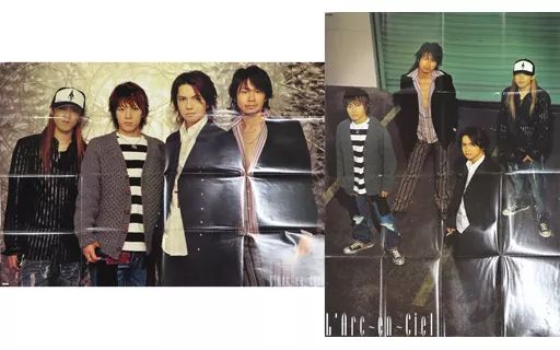 中古】ポスター B1超特大ポスター(16頁折) L'Arc～en～Ciel CDデータ