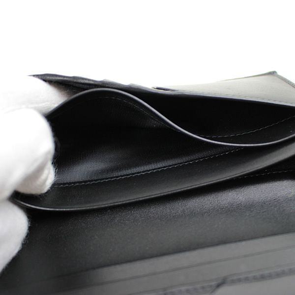 ブルガリ 長札入れ 財布 ブラック 新品同様 美品 黒 BVLGARI r330  
