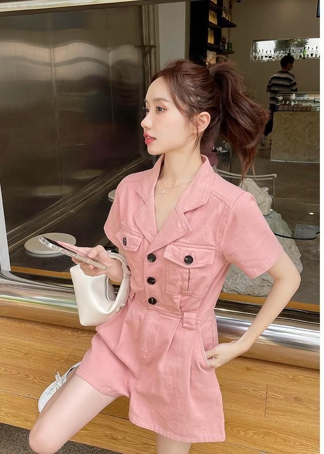 新品 レディース 春夏 オールインワン ショートパンツ 【464】 - メルカリ