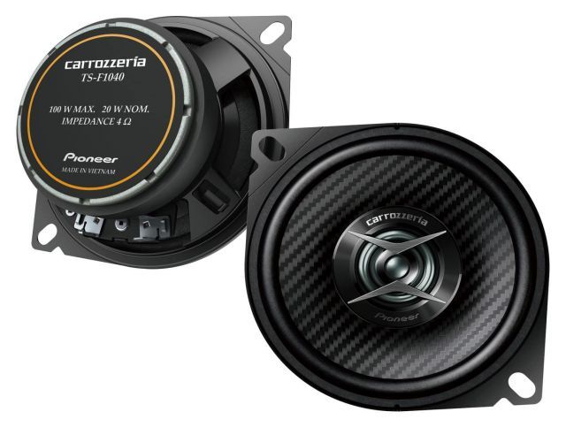 Pioneer スピーカー TS-F1040-2 10cm カスタムフィット コアキシャル 2ウェイ ハイレゾ対応 カロッツェリア