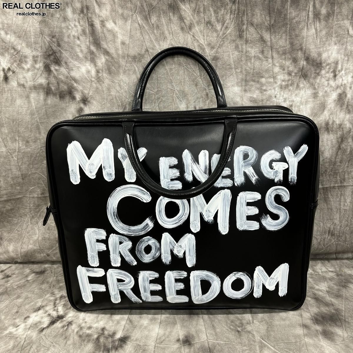 COMME des GARCONS/コムデギャルソン 青山店限定 MY ENERGY COMES FROM FREEDOM メッセージバッグ/トート バッグ/ハンドバッグ - メルカリ