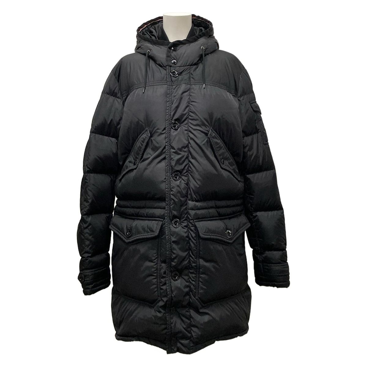 MONCLER モンクレール ダウンコート サイズ3 L レディース BASTIEN 黒 長袖 冬 コットン ダウン