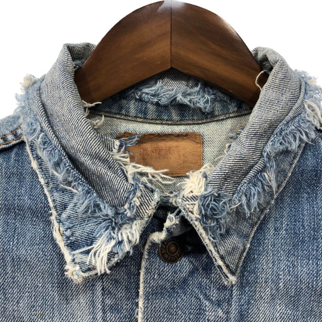 70年代 Levi's リーバイス 70506 3rd デニムジャケット アメカジ ヴィンテージ ライトブルー (メンズ) 中古 古着 Q7181 70年代 Levi's リーバイス 70506 3rd デニムジャケット アメカジ