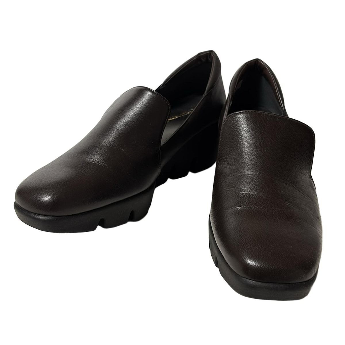 Hills Avenue 自由が丘 ヒルズ アベニュー スリッポン 23.0 レディース - ダークブラウン レザー