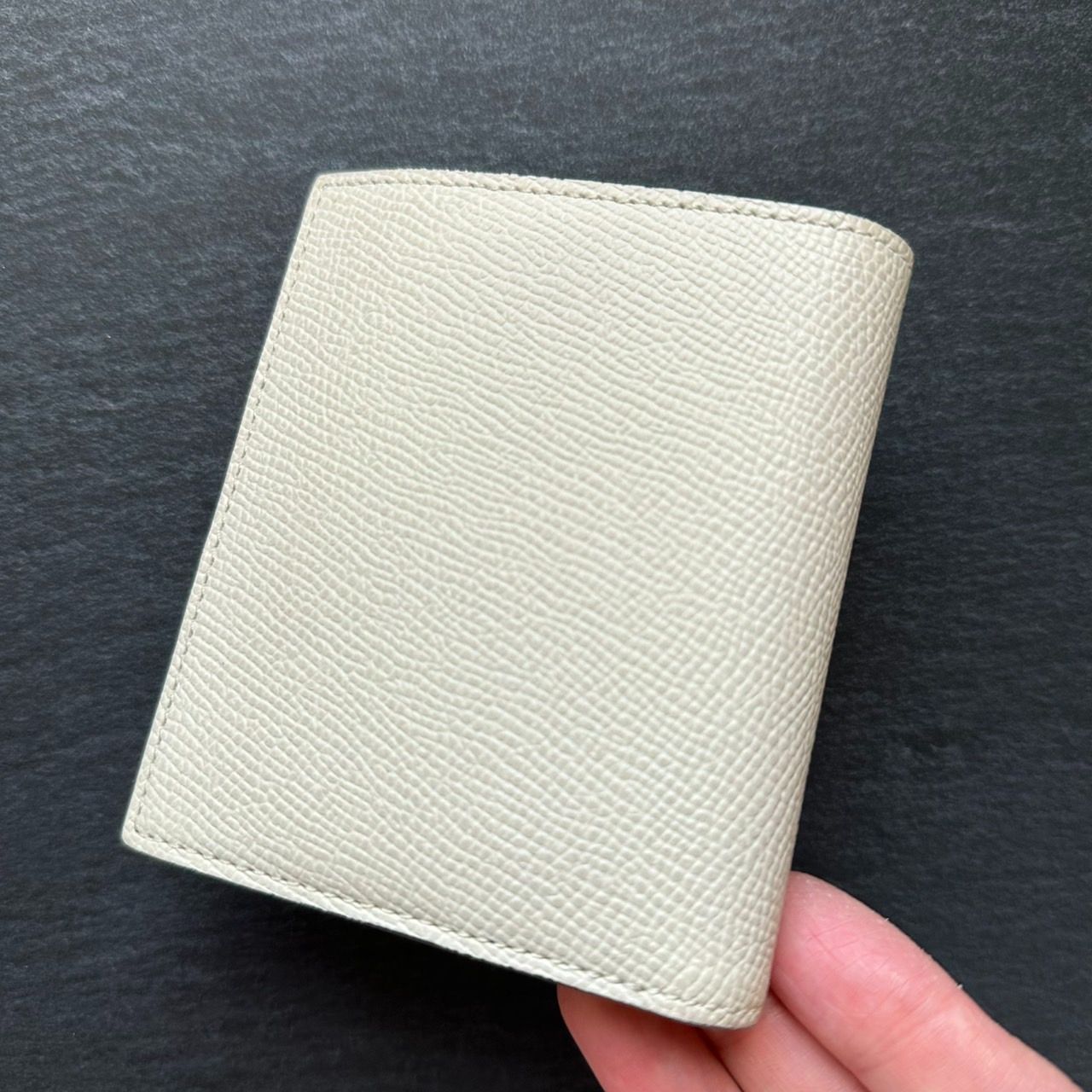 ボナベンチュラ BONAVENTURA 二つ折り財布 ノブレッサ アイボリー 美品 